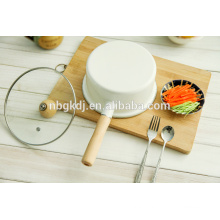 easy-clean carbon steel sauce pan enamel saucepan pots